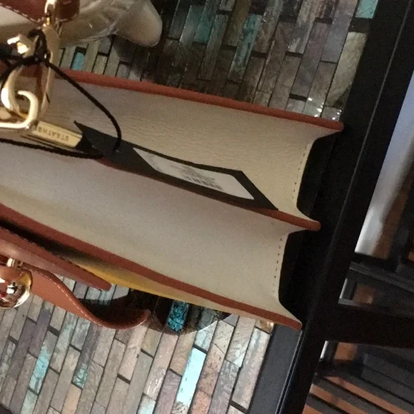 Strathberry Tricolor Crescent Colorblock Leather Shoulder Bag - Picture 5 of 16